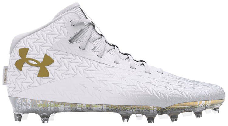 Gold under armour spotlight cleats 2025