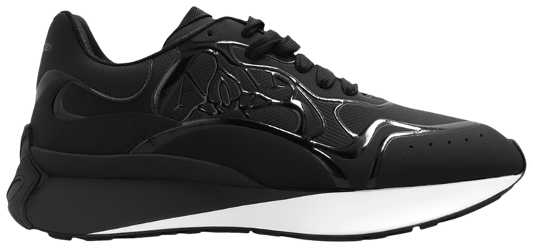 All black white outlet sole alexander mcqueen's