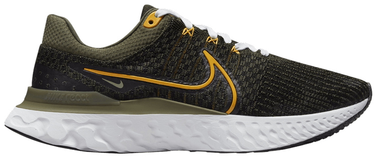 Nike React Infinity Run Flyknit 3 Sequoia University Gold