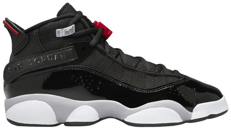 Black six ring jordans 2025