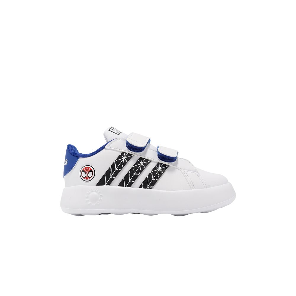 Pre-owned Adidas Originals Adidas Marvel X Grand Court Cloudfoam I 'spider-man' | White | Infant Size 6