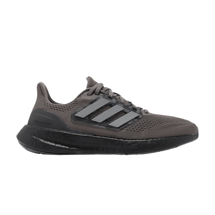 Adidas Mens Pureboost 23 Running Shoes Iron Metallic Black Charcoal Size 09.0
