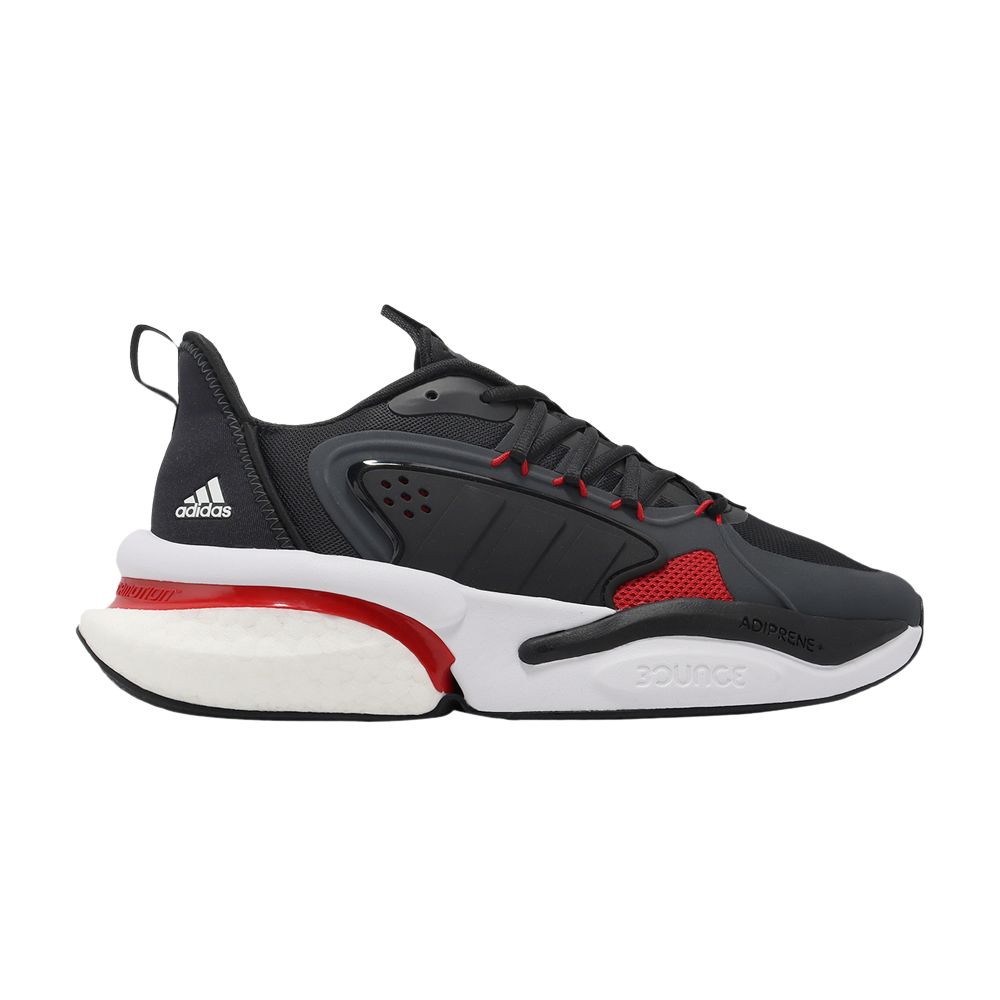ADIDAS ORIGINALS ALPHABOOST V1 'BLACK RED'