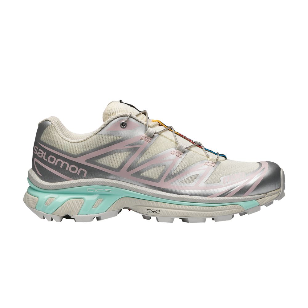 Salomon XT-6 'Cradle Pink Alloy Yucca' | Silver | Men's Size 5