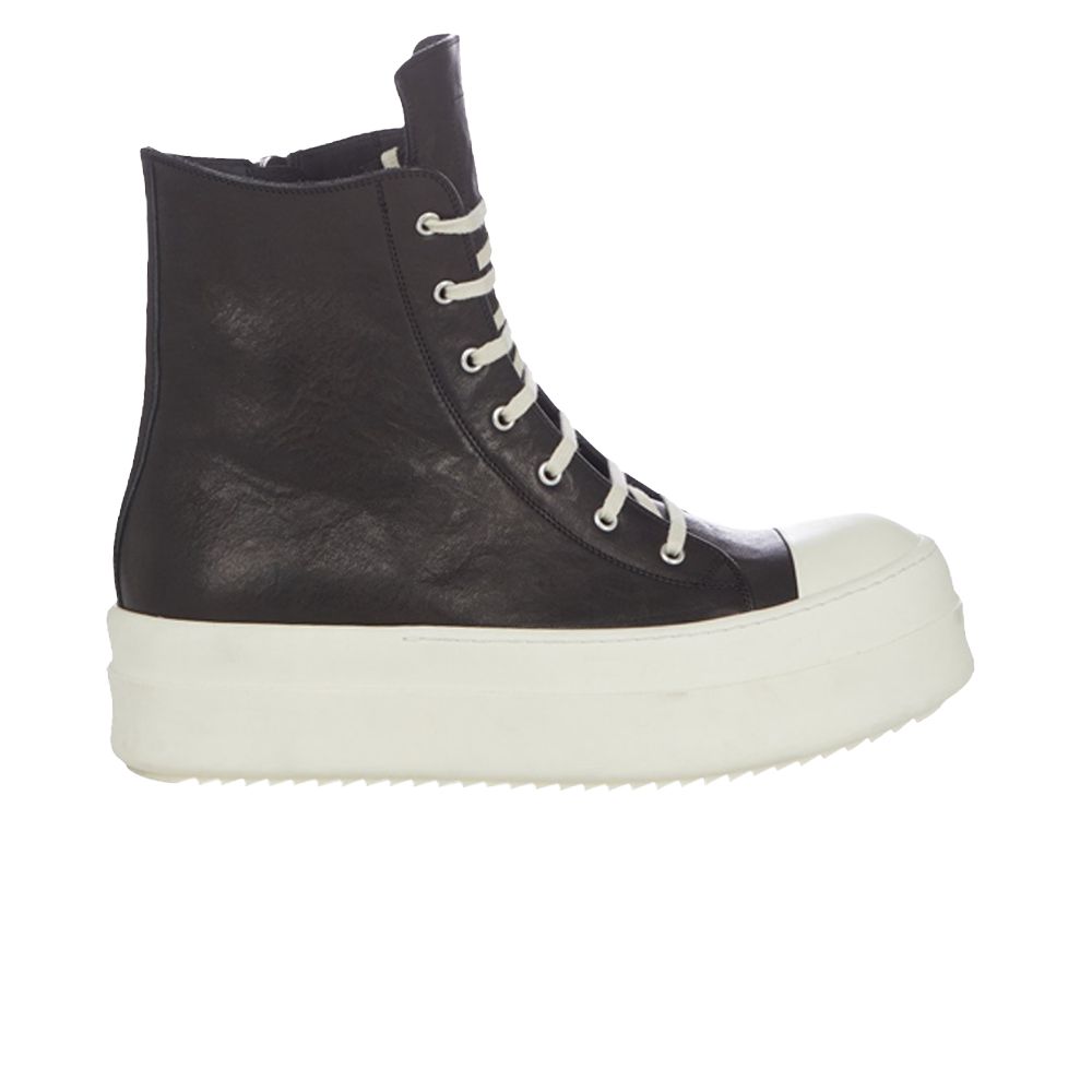 Pre-owned Rick Owens Wmns Lido Mega Bumper High 'black Milk' | Women's Size 37