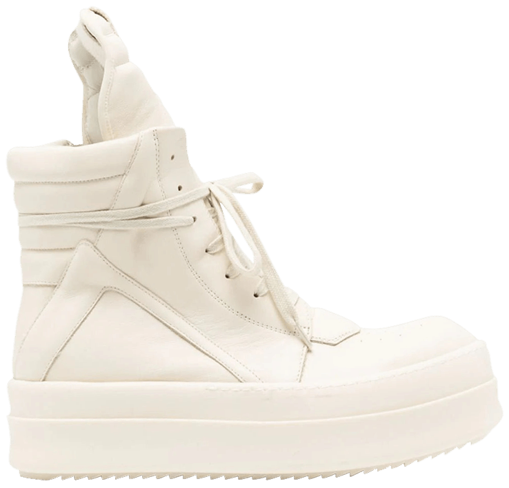 Rick Owens Mega Bumper Geobasket High 'Milk'