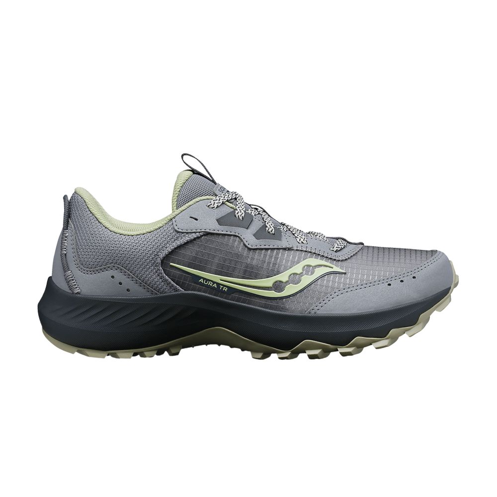 Pre-owned Saucony Wmns Aura Tr 'flint Fern' In Grey