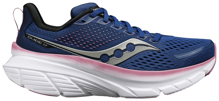 Saucony Wmns Guide 17 Wide Navy Orchid