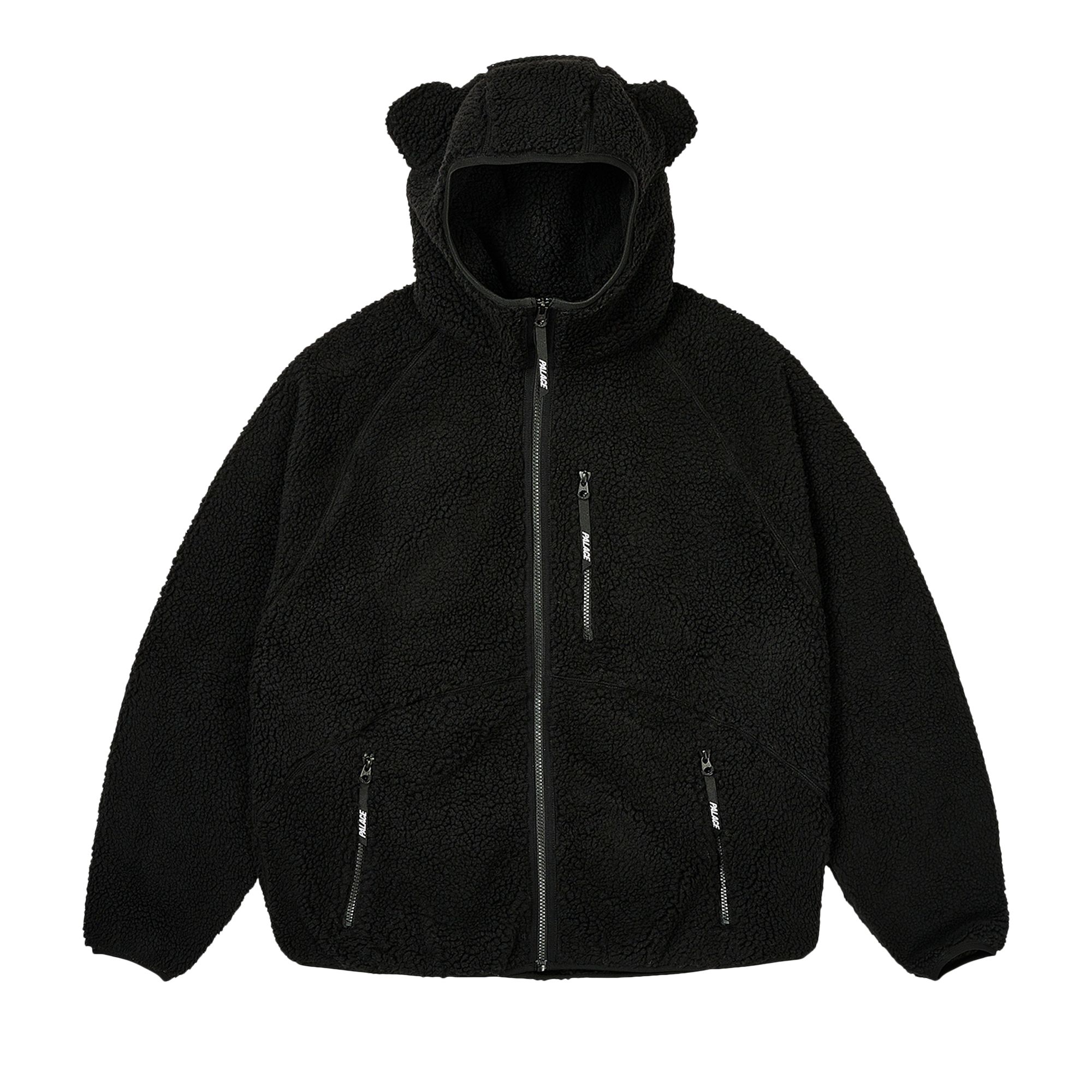 Palace Teddy Fleece Jacket 'Black' | Men's Size M