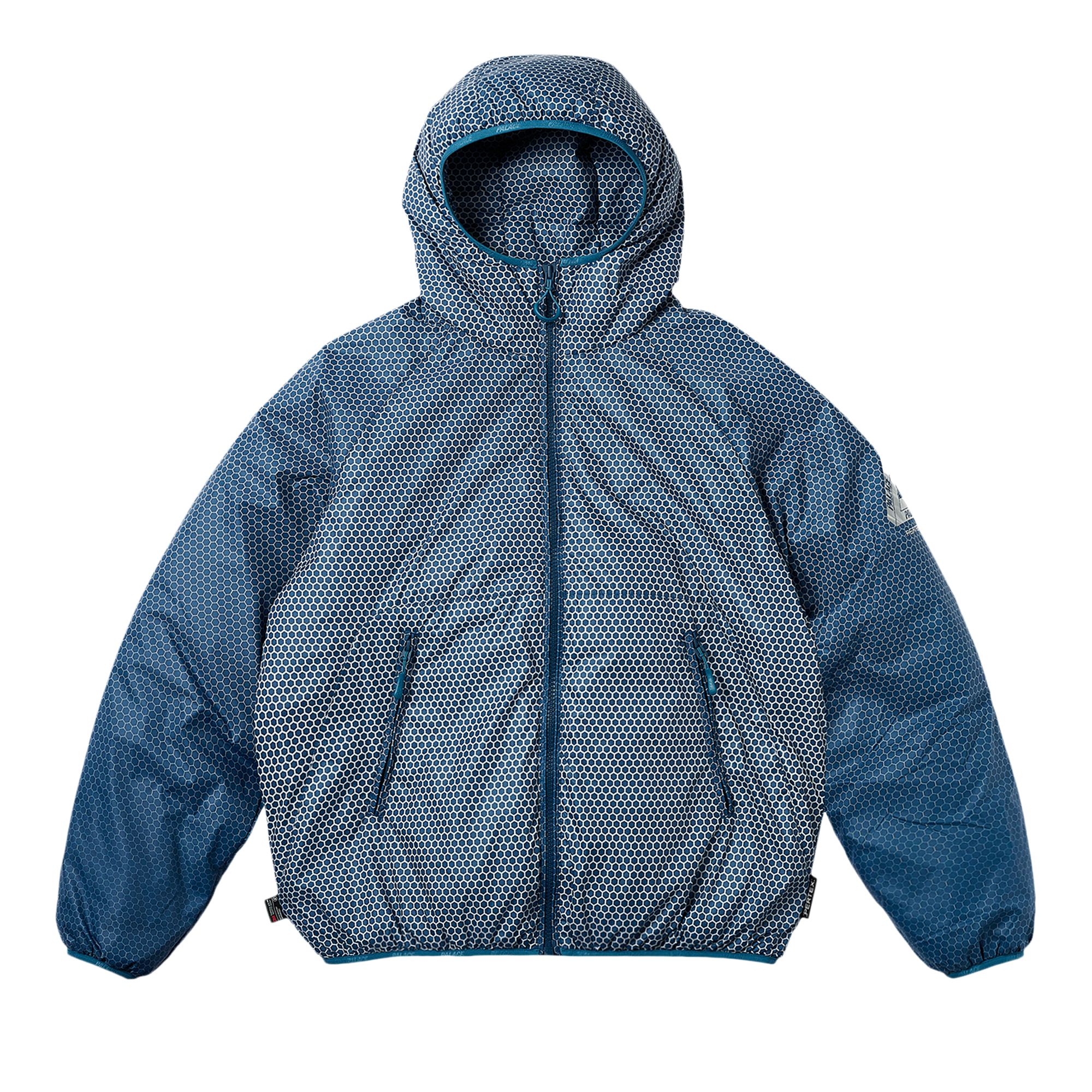 Palace Hexagon Pertex Quilted Jacket 'Blue' | Men's Size XL