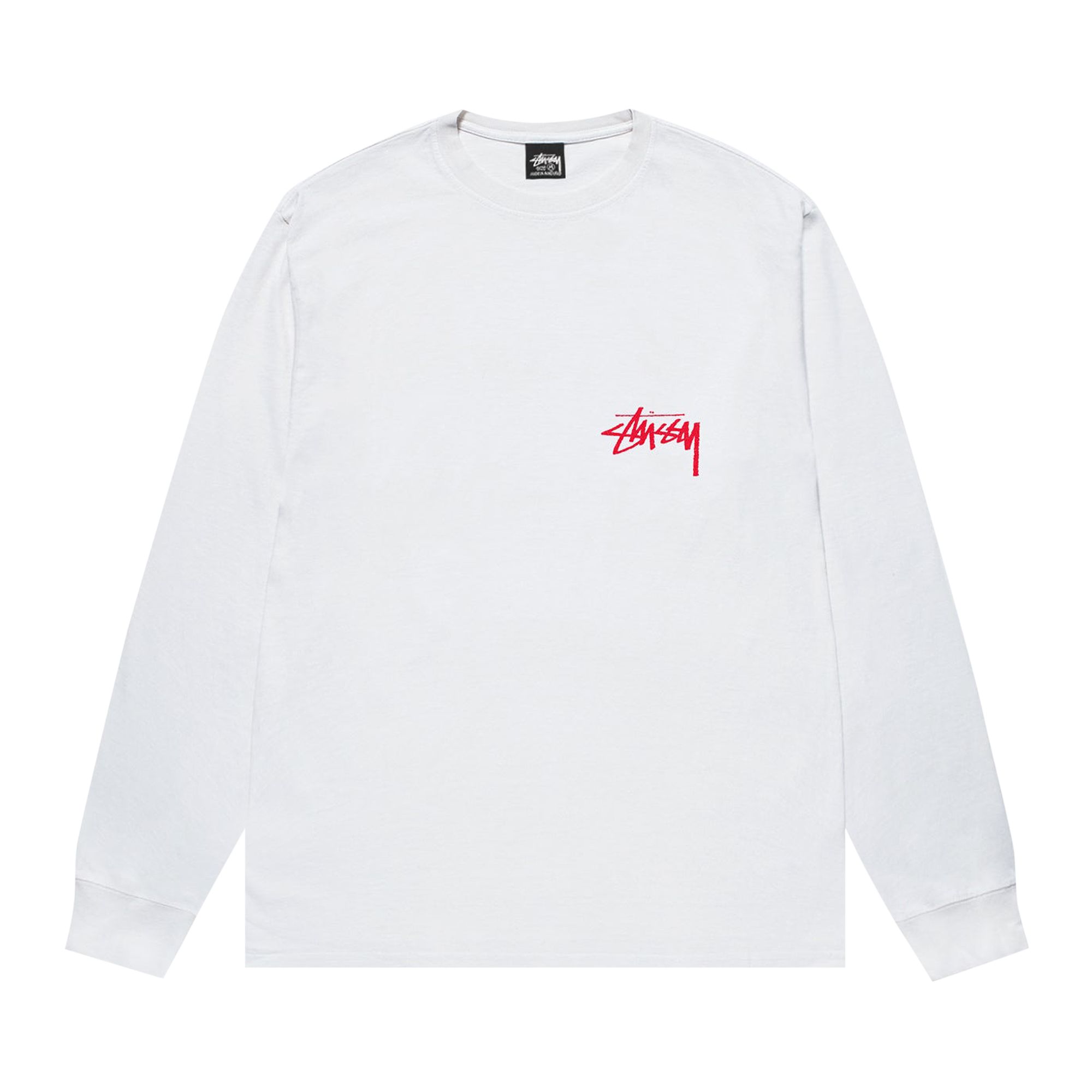 Pre-owned Stussy Beat Crazy Long-sleeve Tee 'white'