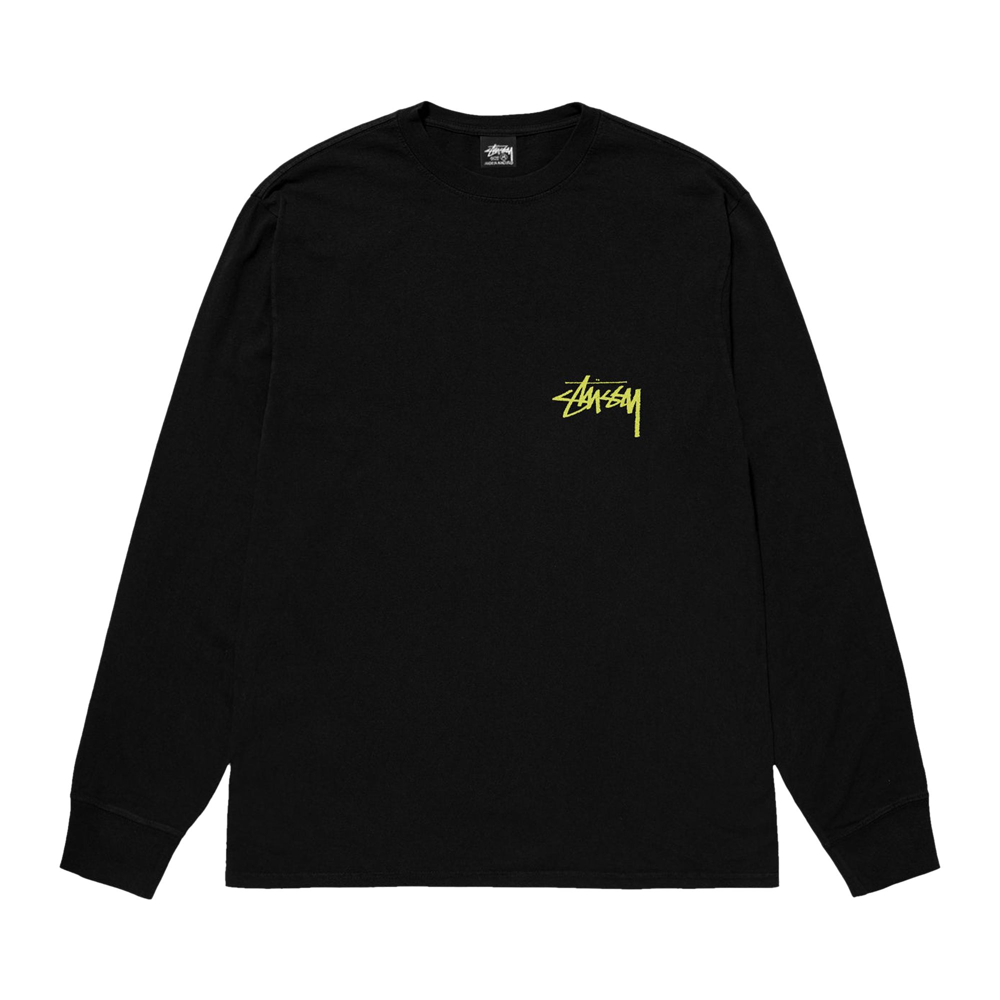 Stussy Beat Crazy Long-Sleeve Tee 'Black' | Men's Size S