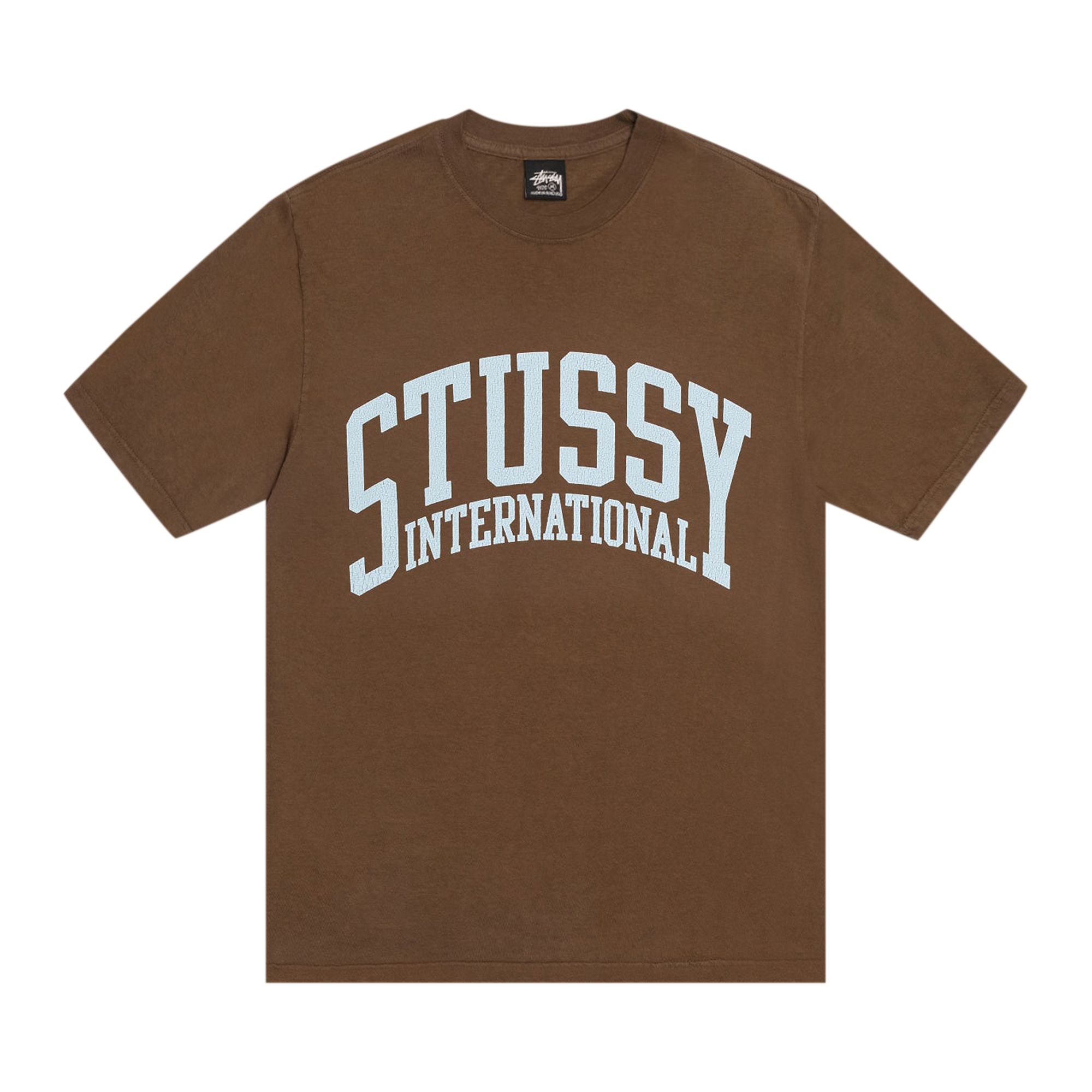 Stussy International Tee Pigment Dyed 'Brown' | Men's Size S
