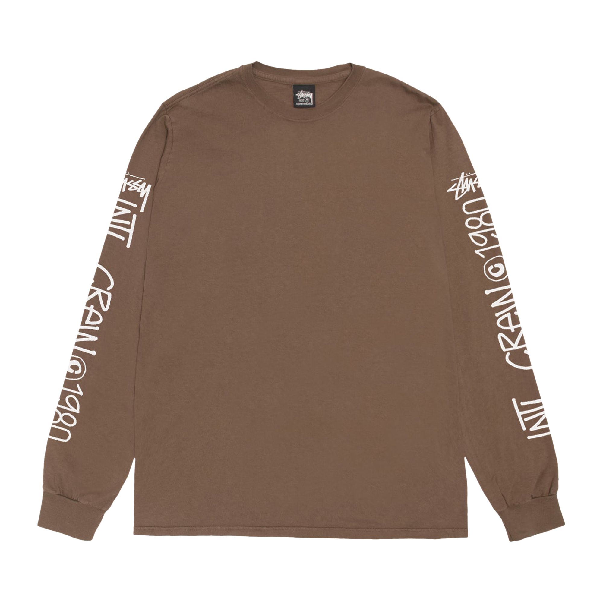 Pre-owned Stussy International Crew Long-sleeve Tee 'brown'