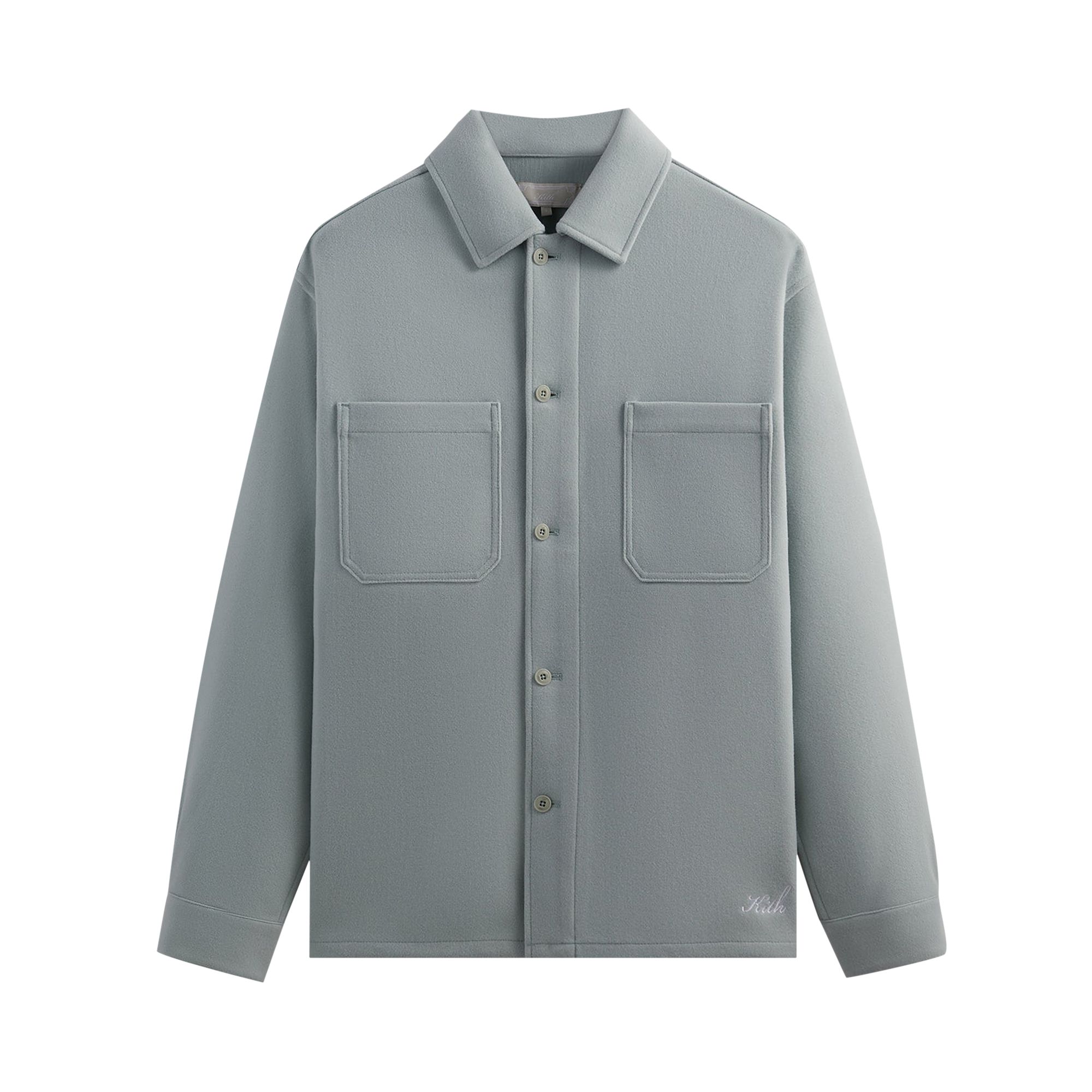 Kith Felted Jersey Ace Buttondown 'Brine' | Green | Men's Size S