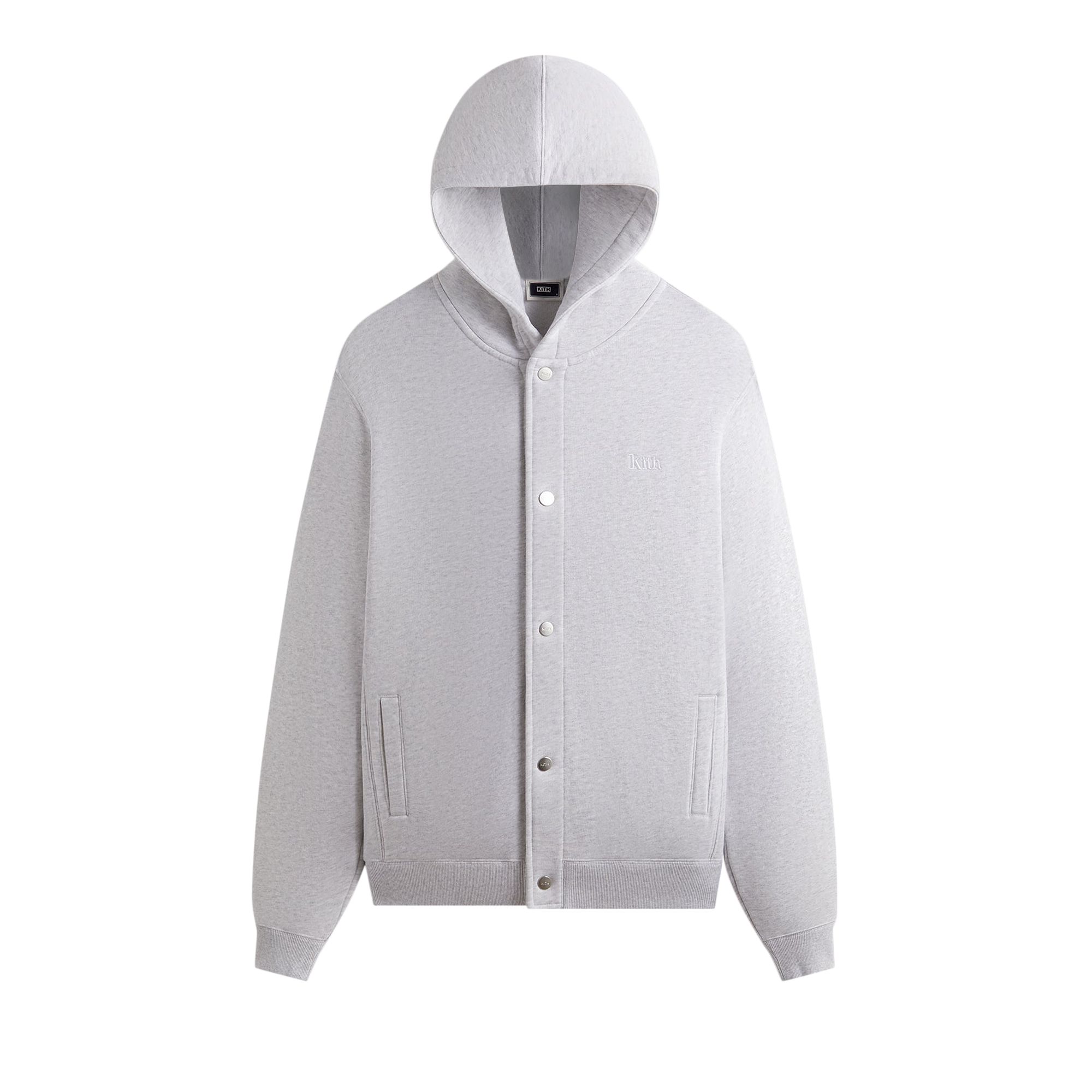 Pre-owned Kith Williams Vi Hoodie 'light Heather Grey' | Men's Size L