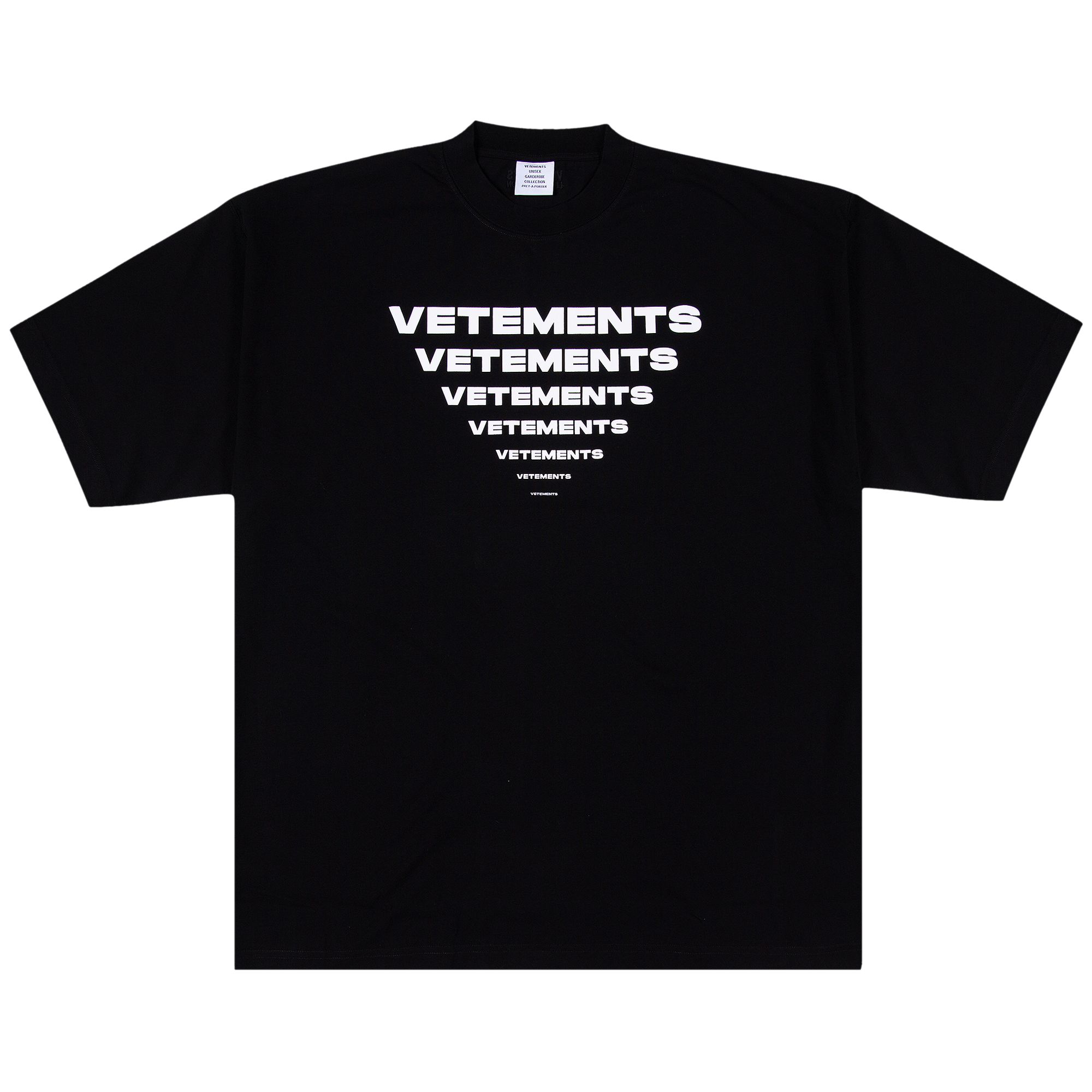 Pre-owned Vetements Pyramid Logo T-shirt 'black' | Men's Size Xl
