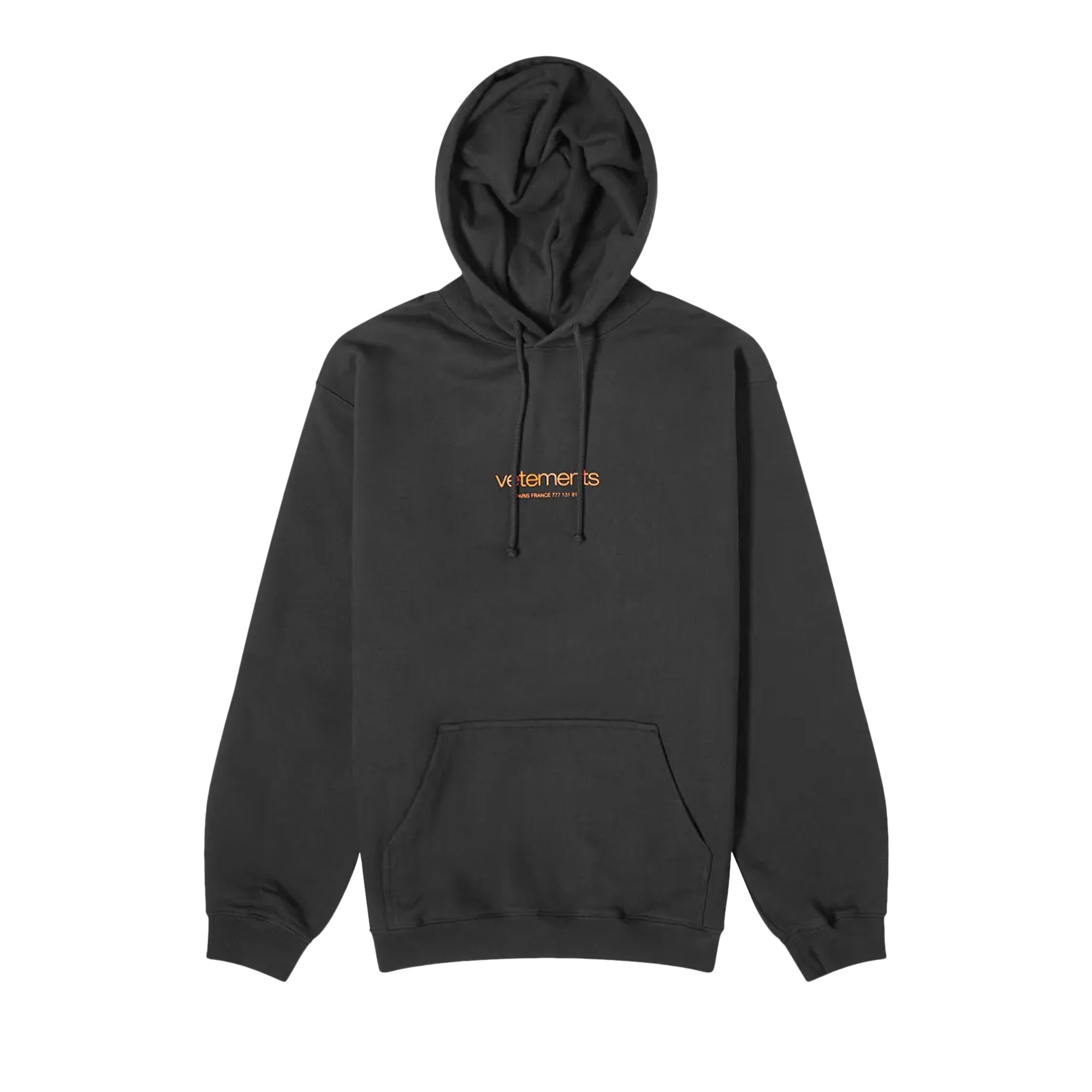 Pre-owned Vetements Urban Logo Hoodie 'black' | Men's Size L