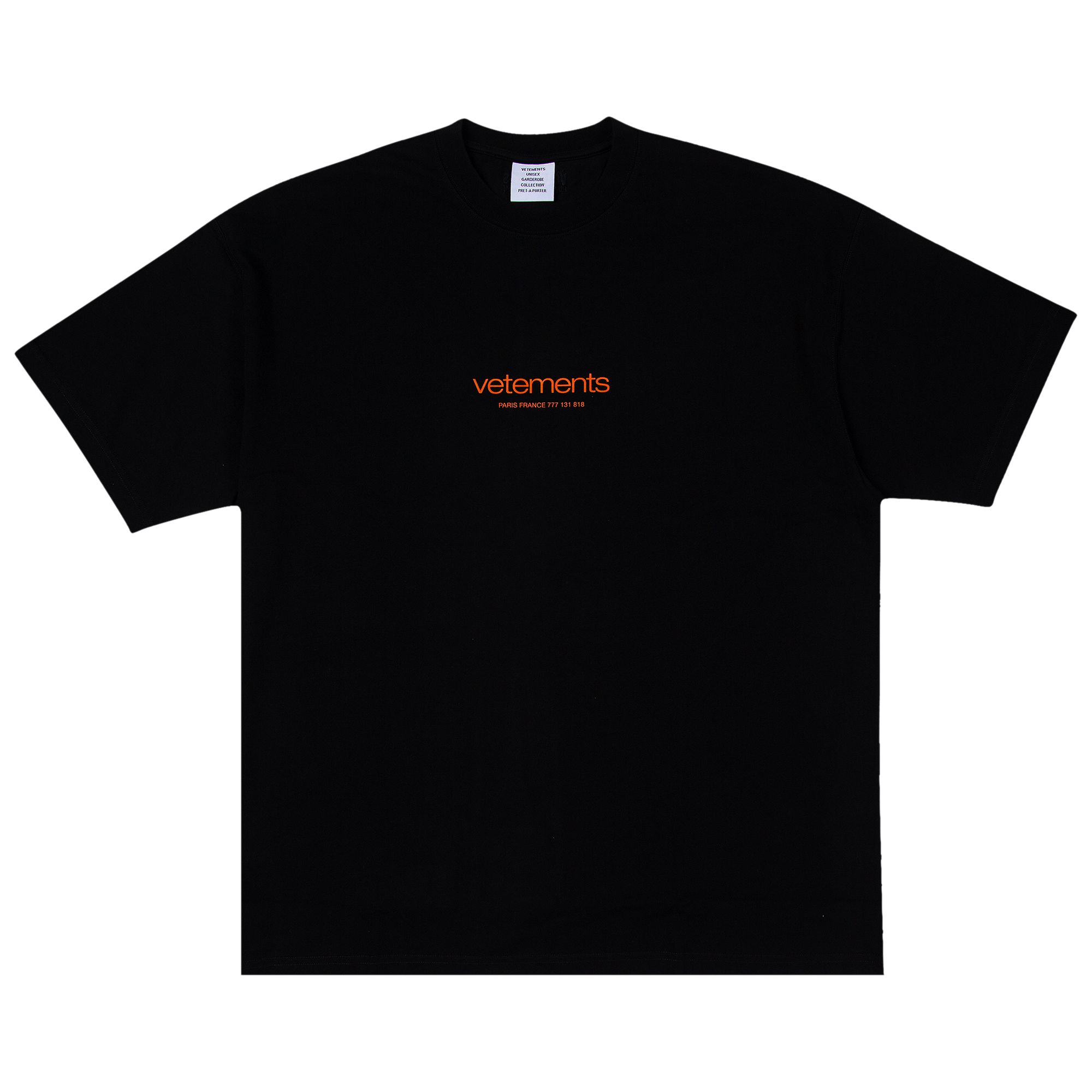 Pre-owned Vetements Urban Logo T-shirt 'black' | Men's Size Xl