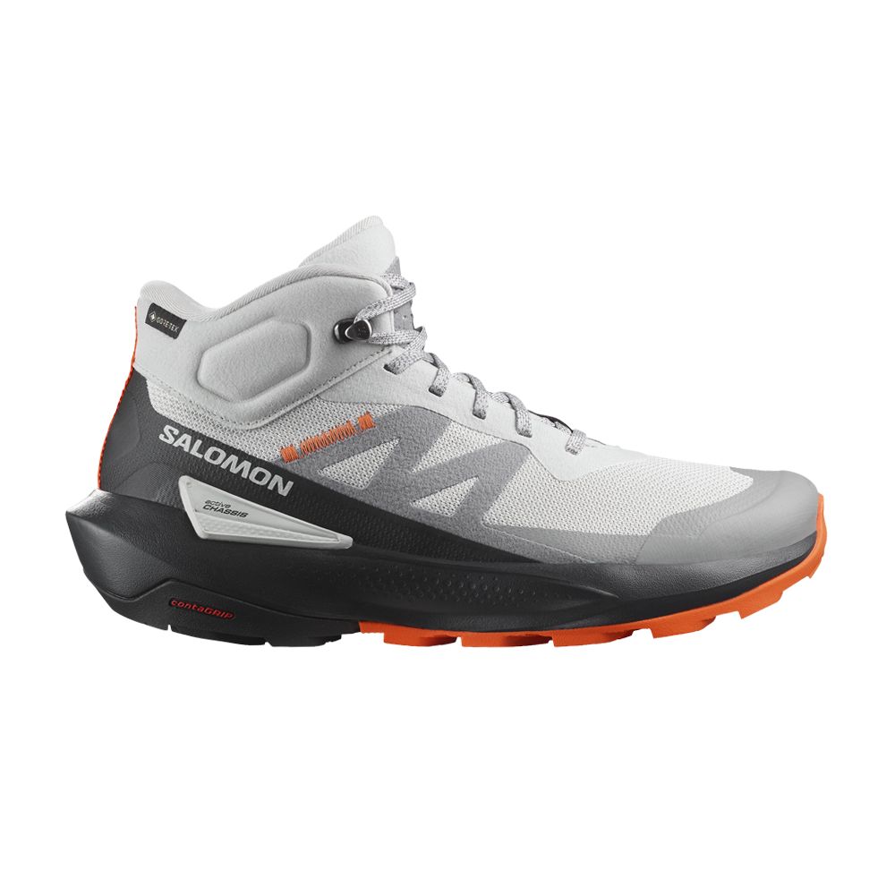 SALOMON ELIXIR ACTIV MID GORE-TEX 'GLACIER GREY DRAGON FIRE'