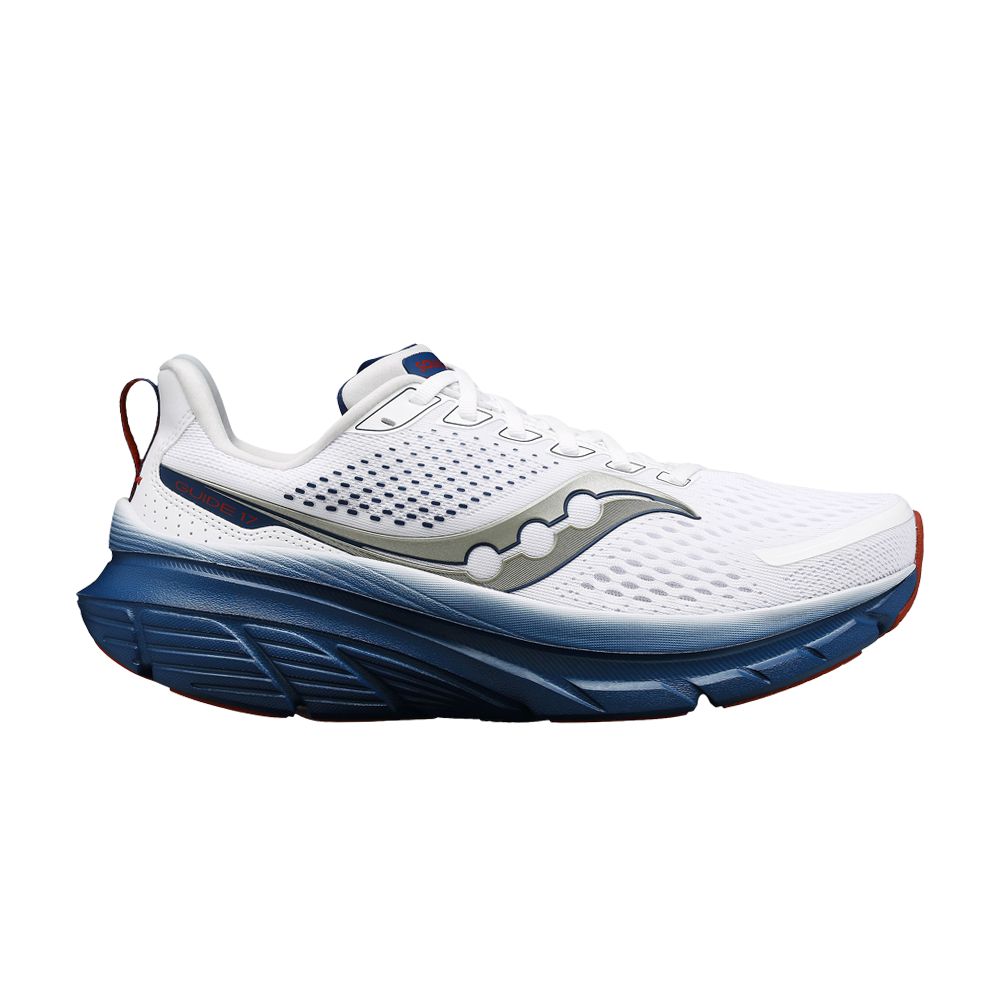 Click to view more detailed imagery on our partner's website Pre-owned Saucony Guide 17 'white Navy'