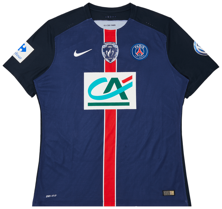 Paris Saint Germain Coupe de France Stock Pro Home Jersey NavyBlueRed