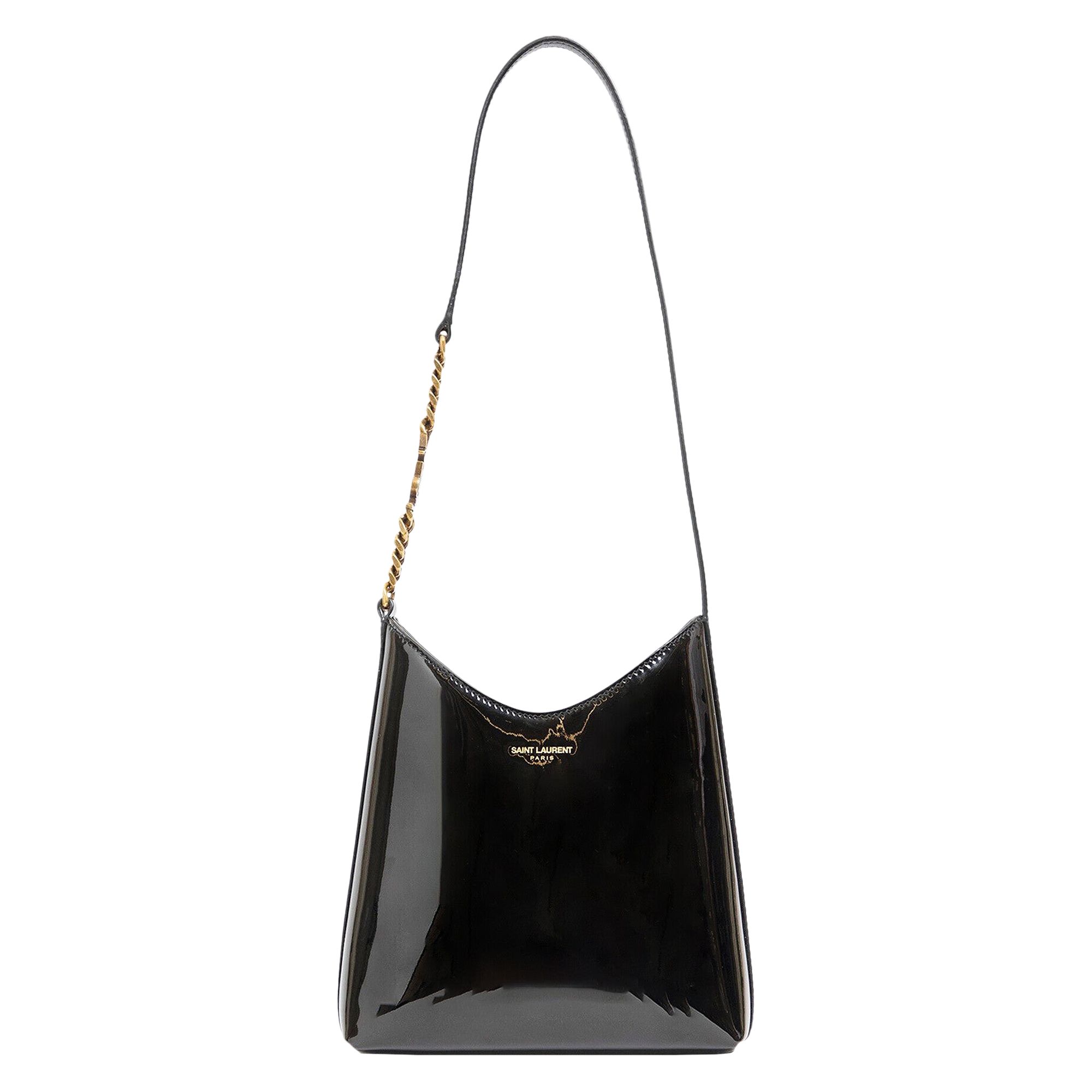 Pre-owned Saint Laurent Mini Hobo Bag 'noir' | Black | Women's Size Onesize