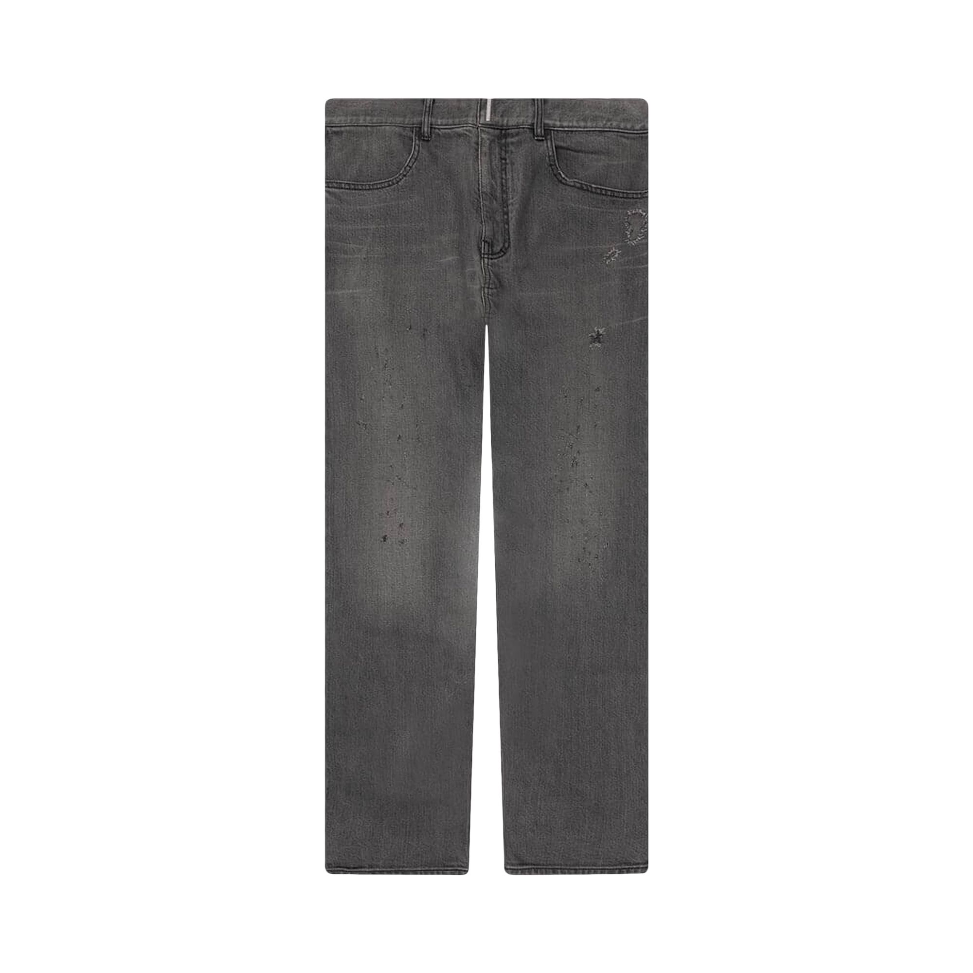 Givenchy Straight Fit 5 Pocket Trousers 'Black' | Men's Size 30