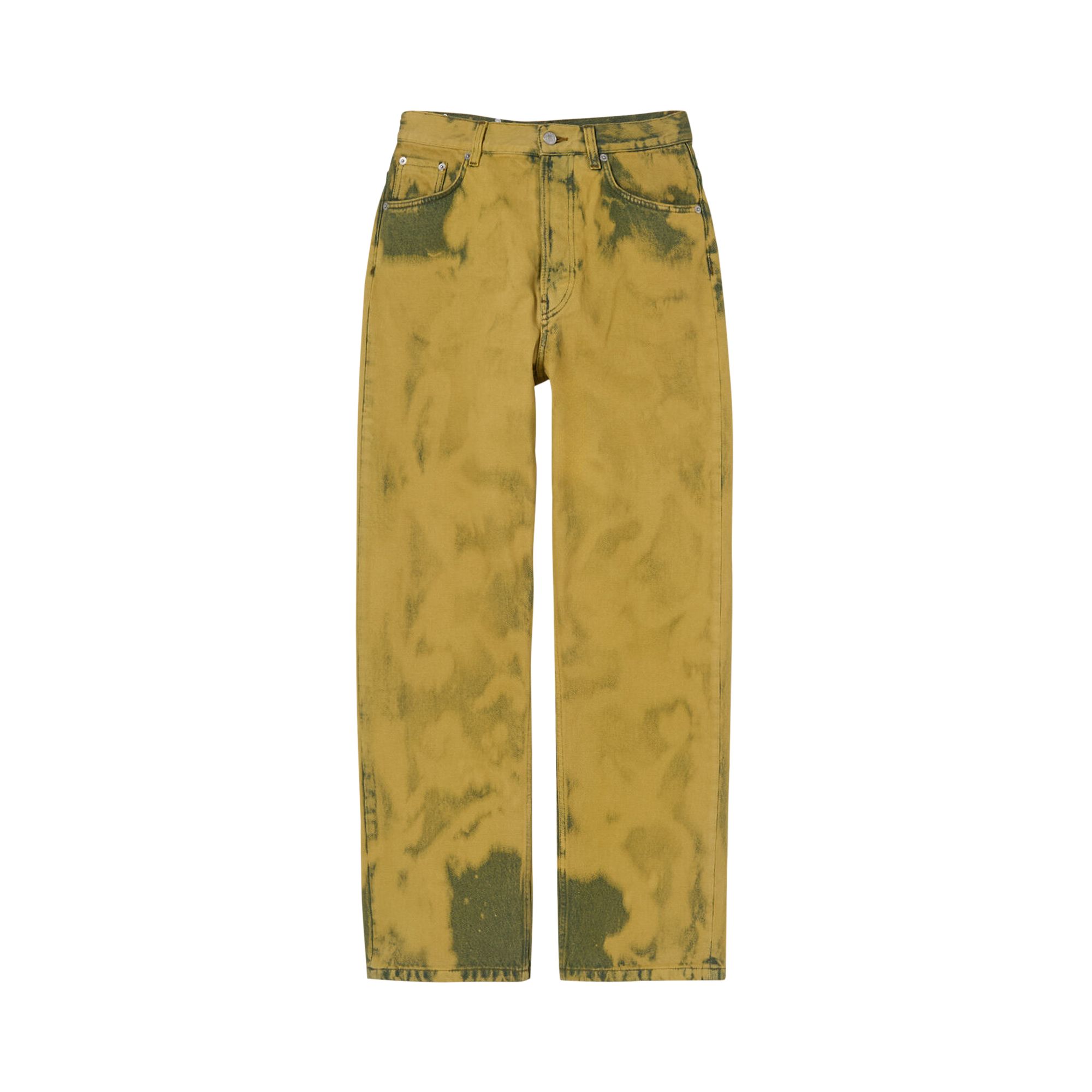 Pre-owned Dries Van Noten Pine Pants 'lime' | Green | Men's Size 30
