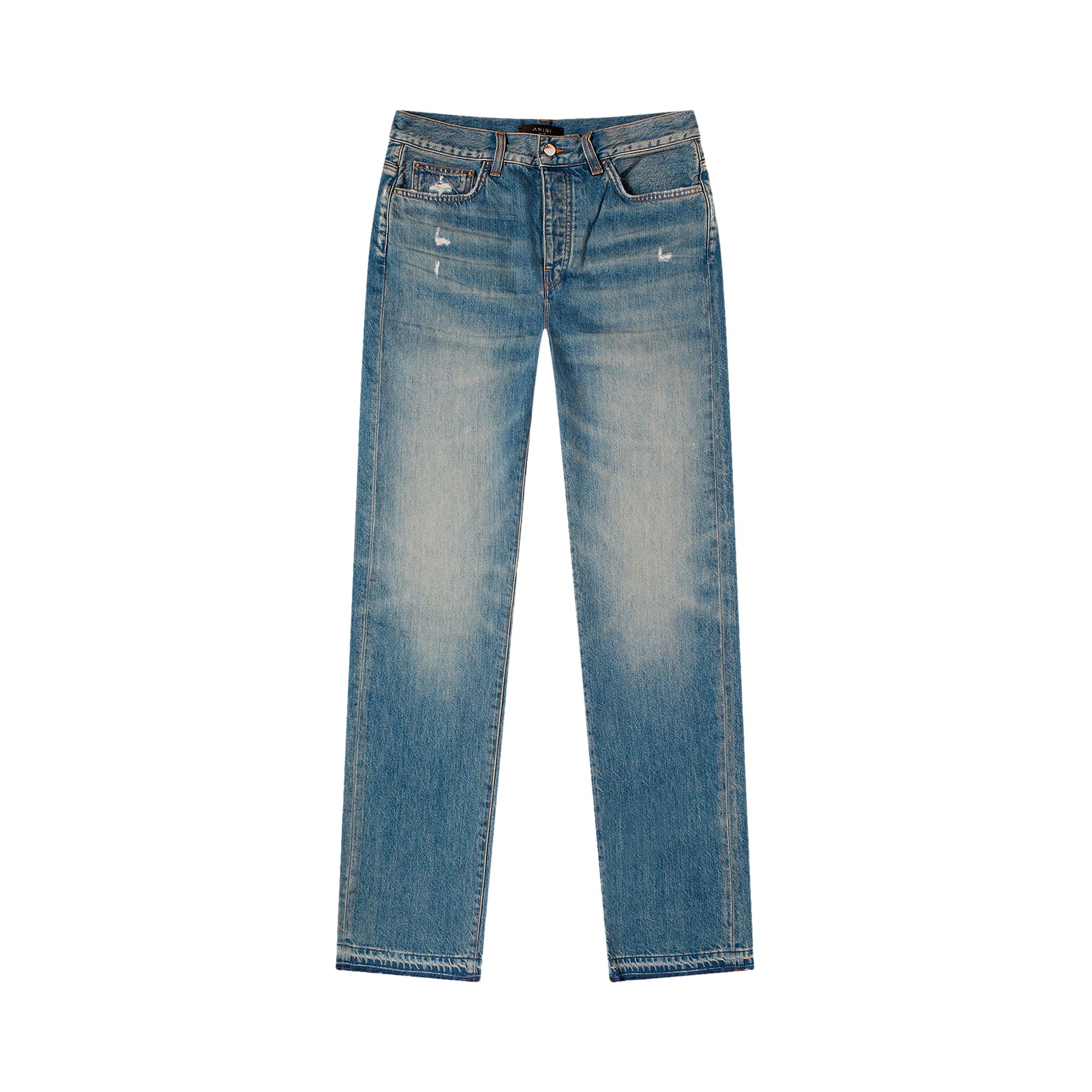 Pre-owned Amiri Released Hem Straight Jean 'crafted Indigo' | Blue | Men's Size 29