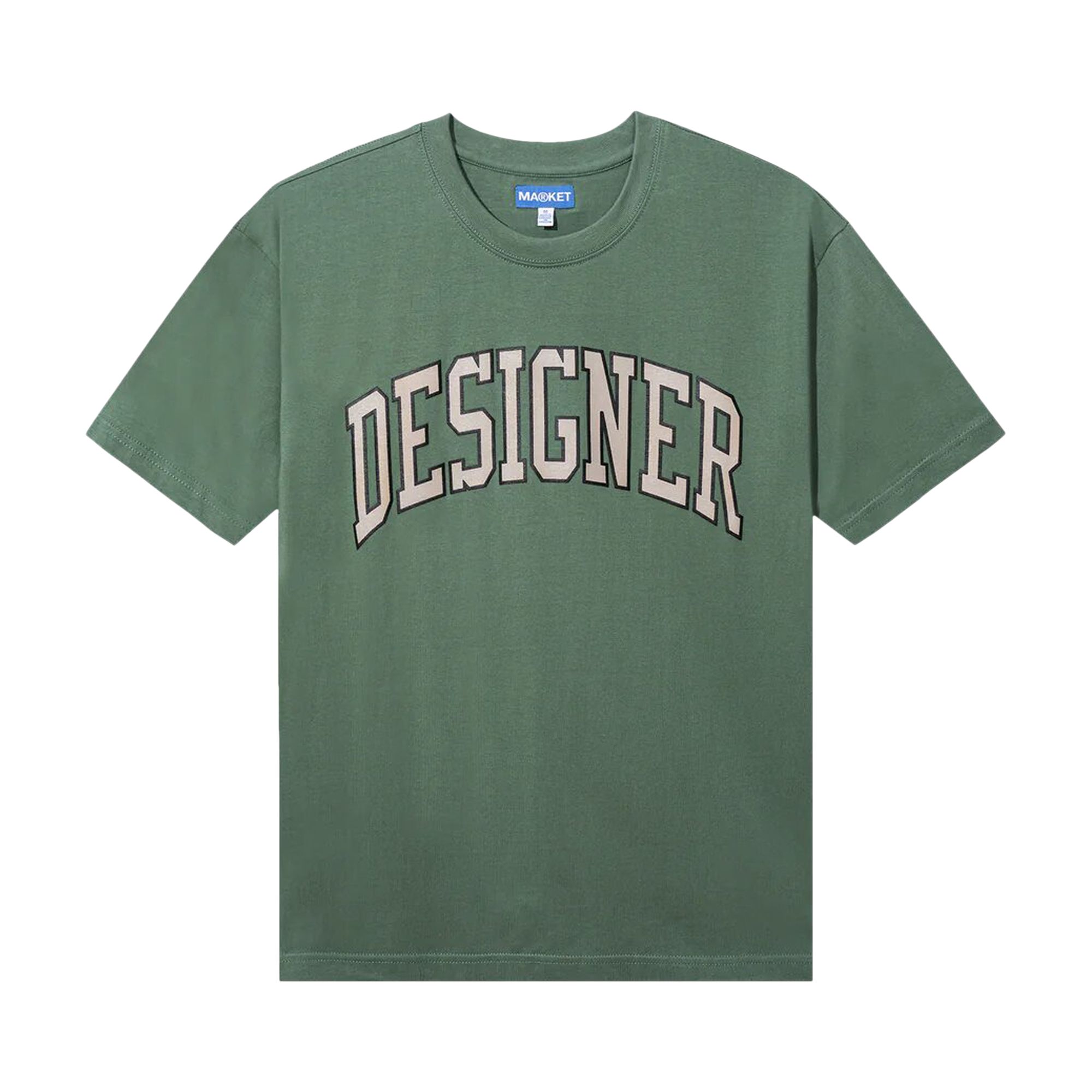 Market Designer Arc T-Shirt 'Fern' | Green | Men's Size S