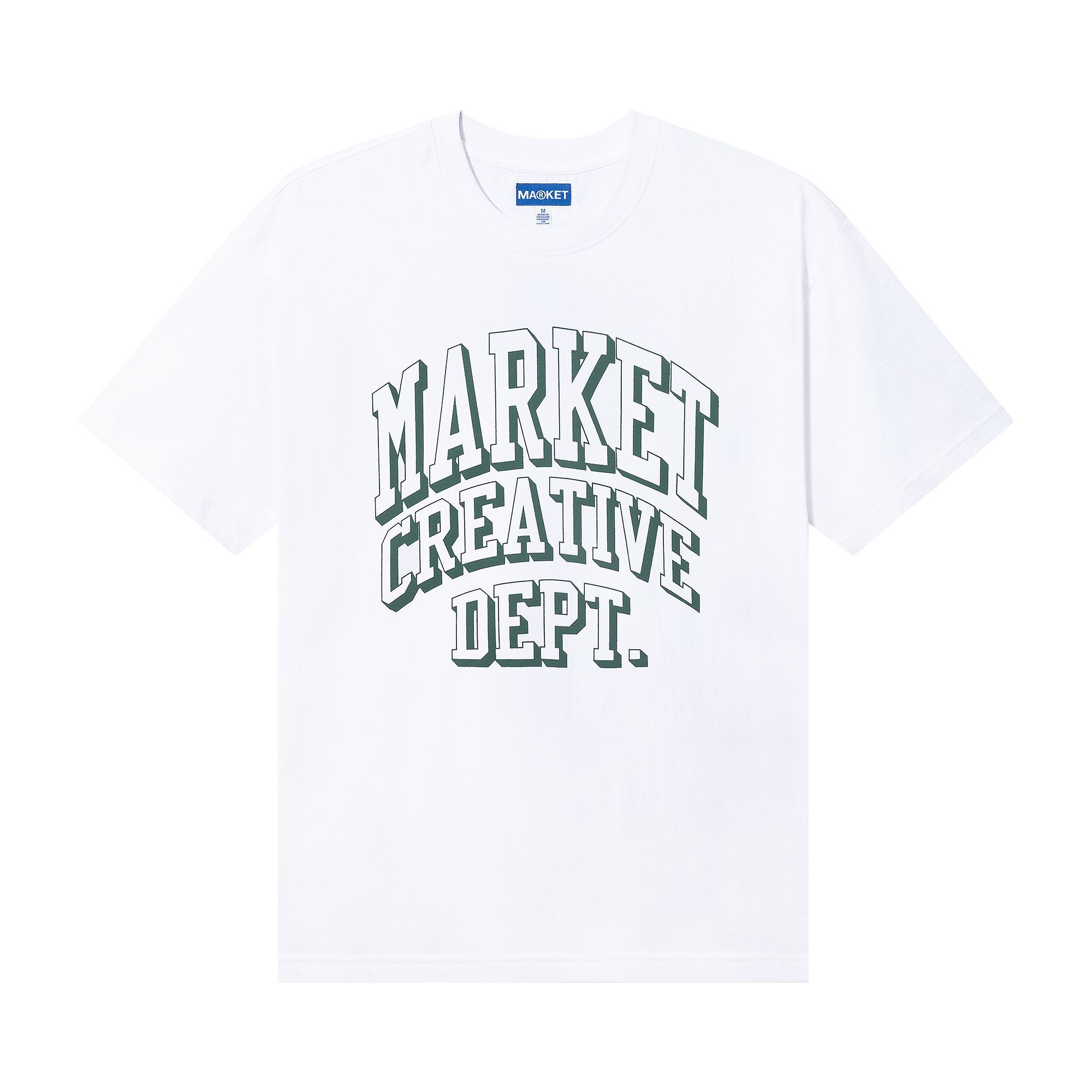 Pre-owned Market Creative Dept Arc T-shirt 'white'