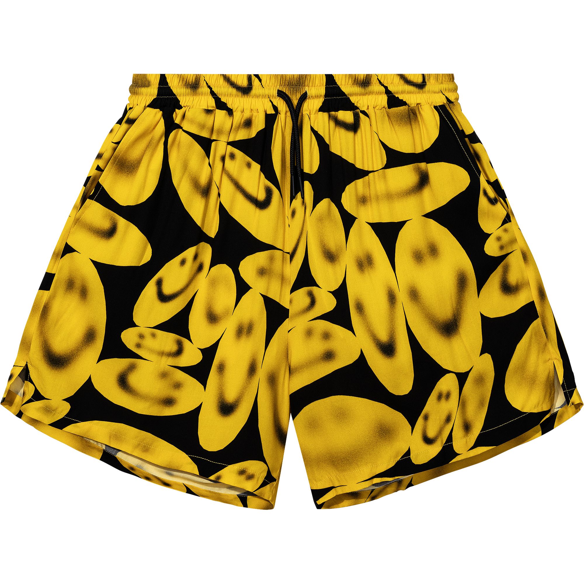 Pre-owned Market Smiley Afterhours Easy Shorts 'washed Black' | Men's Size Xl