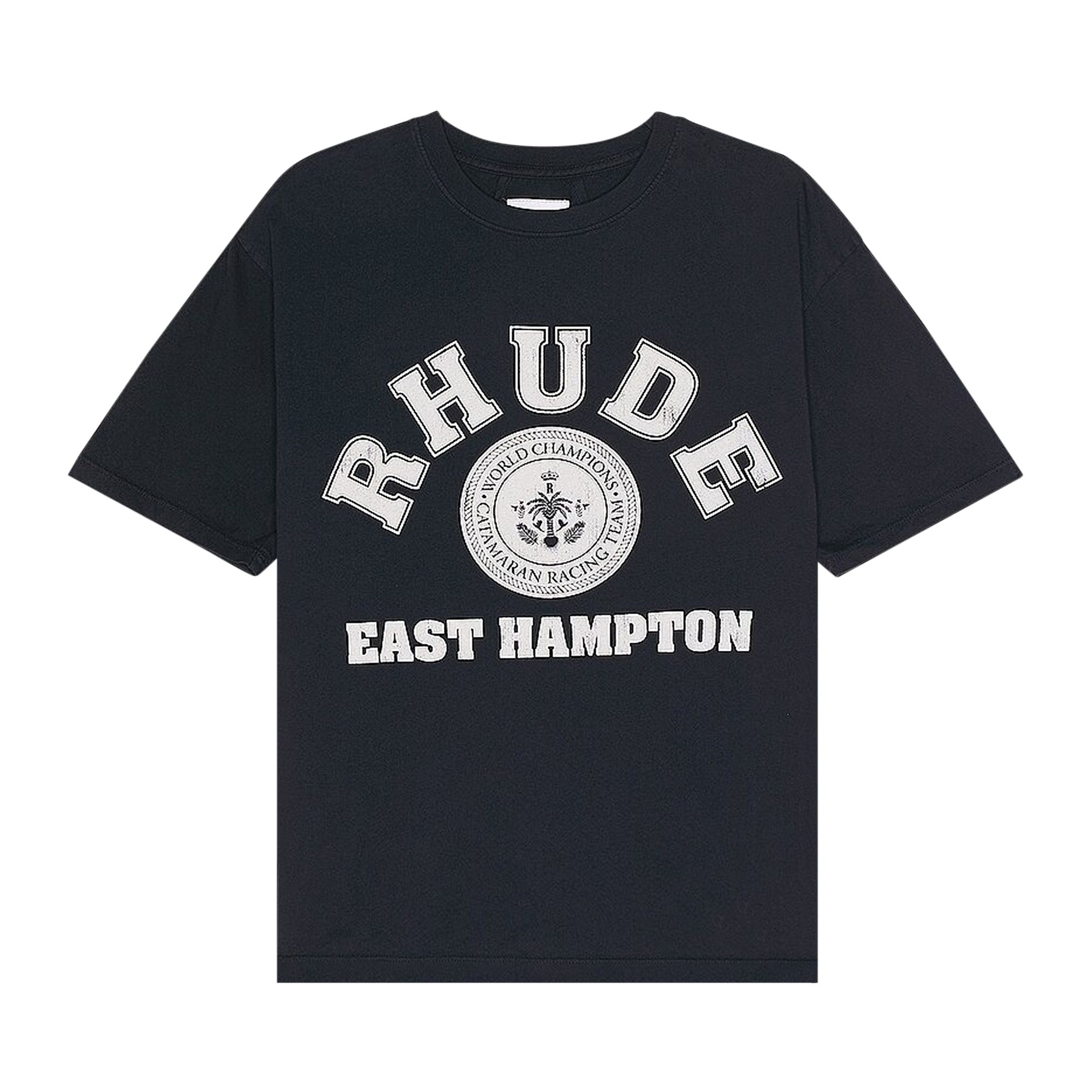 Pre-owned Rhude Hampton Catamaran Tee 'vintage Black'