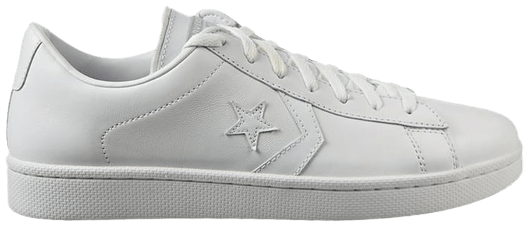 Converse Pro Leather Low Mono White