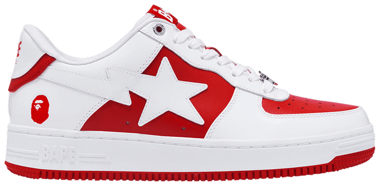 Bapesta 6 Patent Leather Pack Red