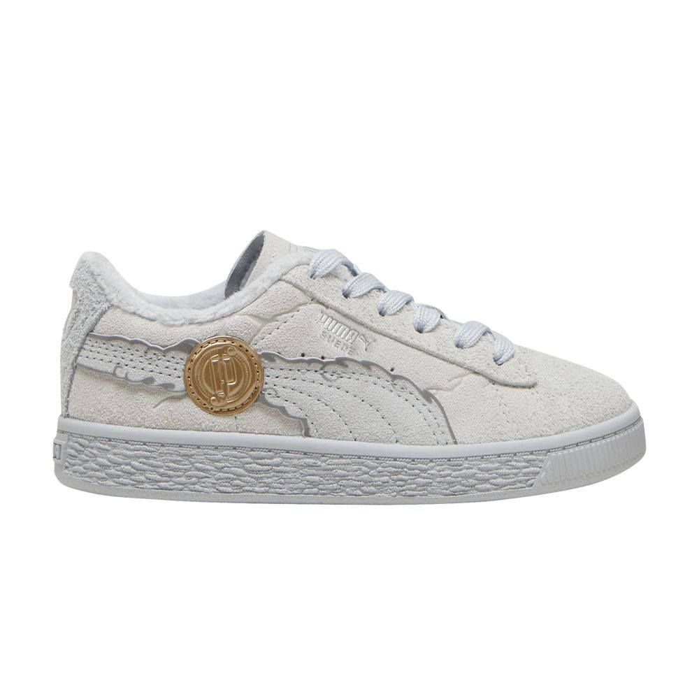 Pre-owned Puma One Piece X Suede Little Kid 'gear 5 Luffy' | Grey | Kid's Size 2