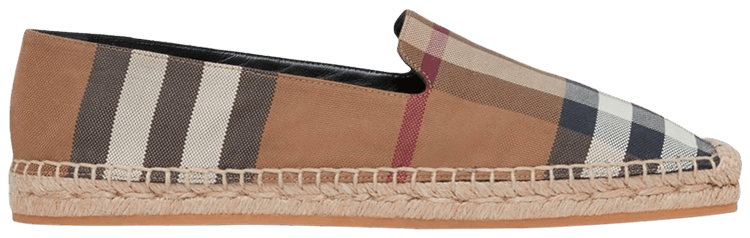 Burberry Wmns Espadrille Vintage Check   Birch Brown