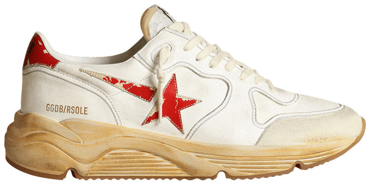 Golden Goose GMF00117F00677712155BALLSTARNAPPA 関税送料込 Buy Golden Goose Running Sole 'White Red' - GMF00126 F003460