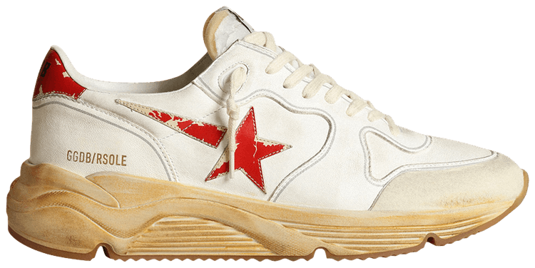 Golden Goose Running Sole 'White Red'