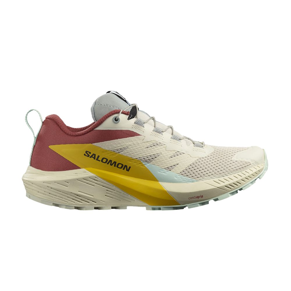 Pre-owned Salomon Wmns Sense Ride 5 'rainy Day Freesia' In Cream