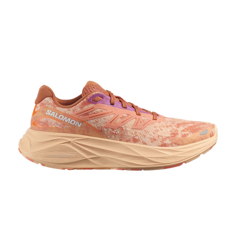 Pre-owned Salomon Wmns Aero Glide 2 'spice Route Fresh Salmon' In Orange