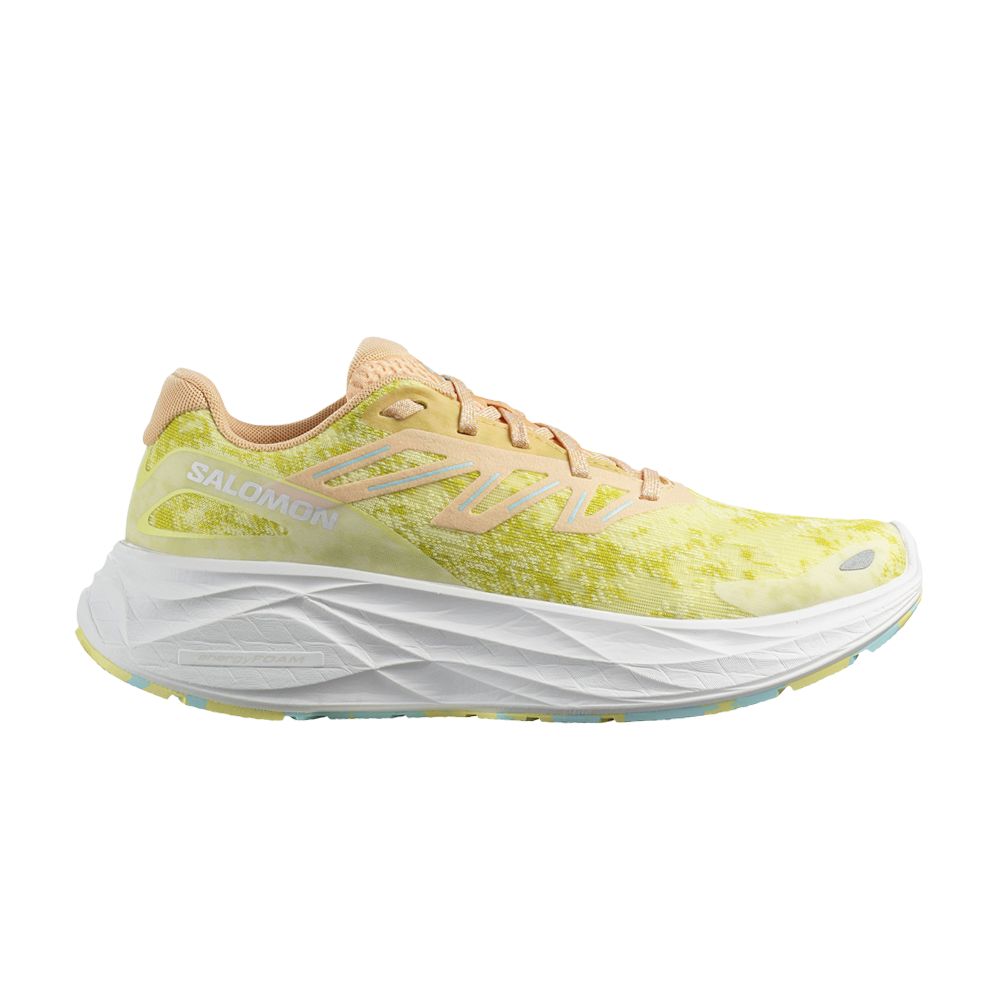 Salomon Wmns Aero Glide 2 'Sunny Lime Peach Quartz' | Yellow | Women's Size 6.5 - L47434300