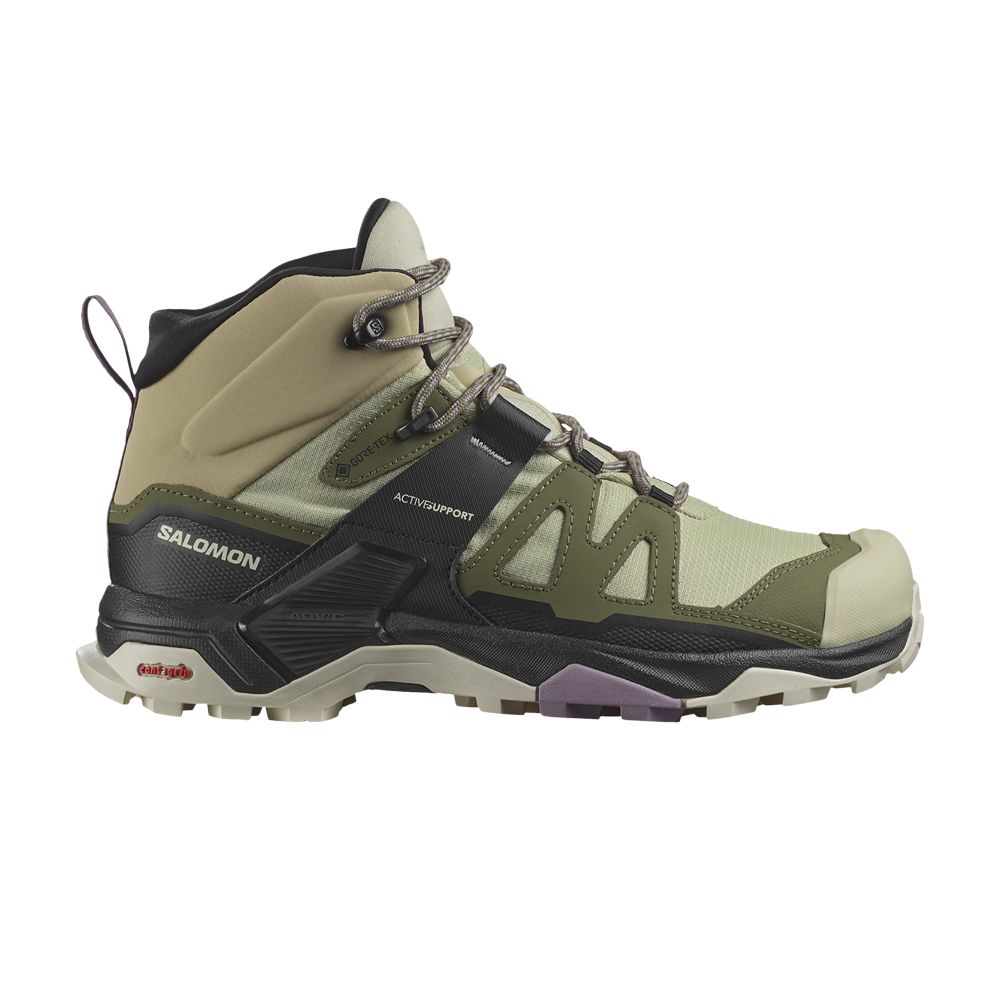 Salomon Wmns X Ultra 4 Mid GORE-TEX 'Alfalfa Deep Lichen Green' | Women's Size 8