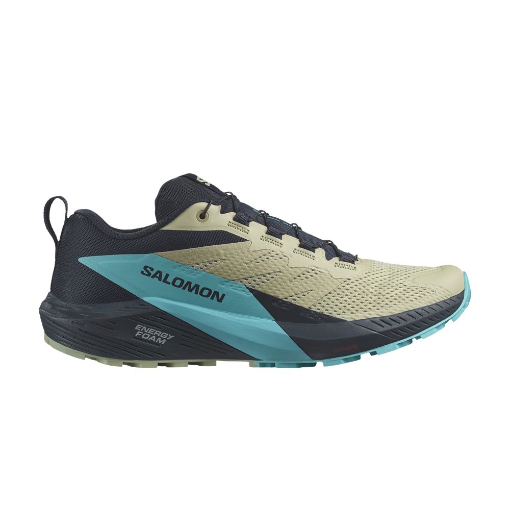 Salomon Wmns Sense Ride 5 'Alfalfa Peacock Blue' | Cream | Women's Size 10.5