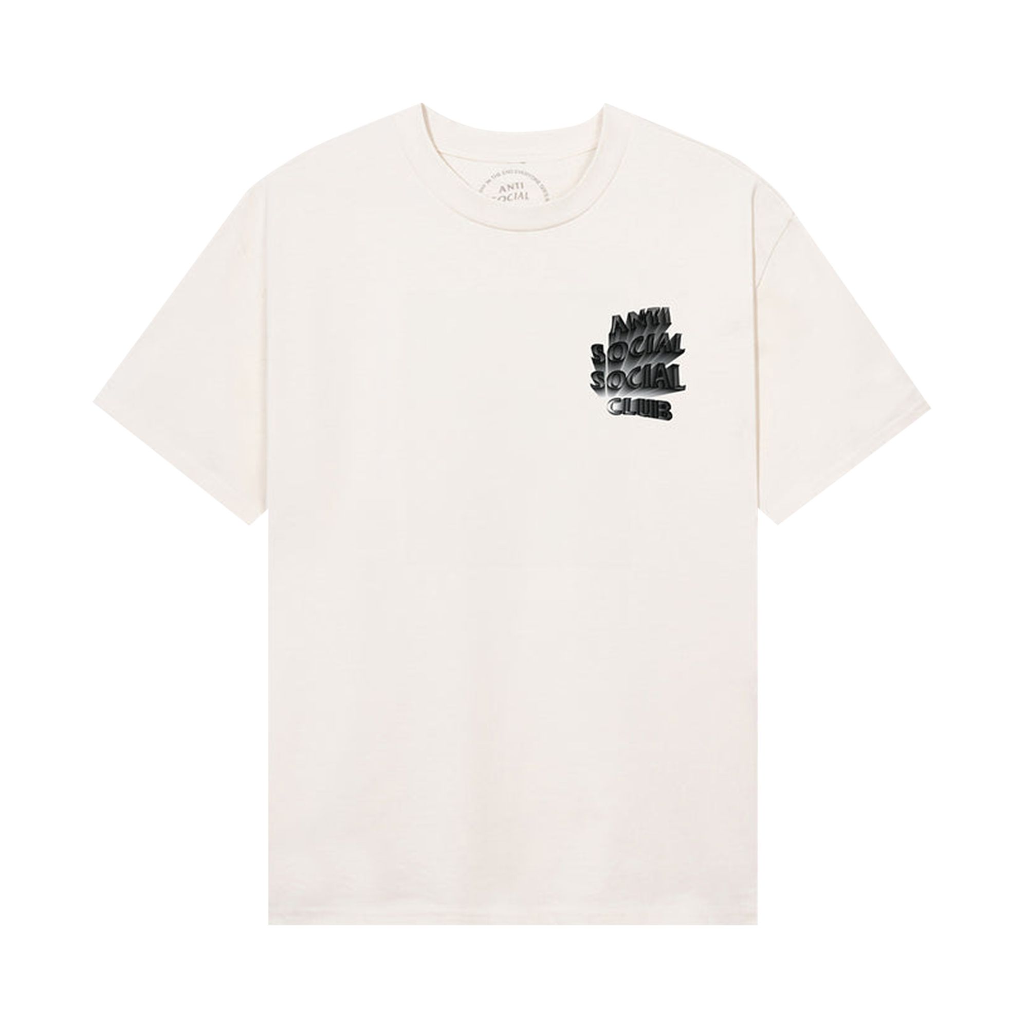 Pre-owned Anti Social Social Club Unbearable Tee 'natural' | Cream | Men's Size Xxl