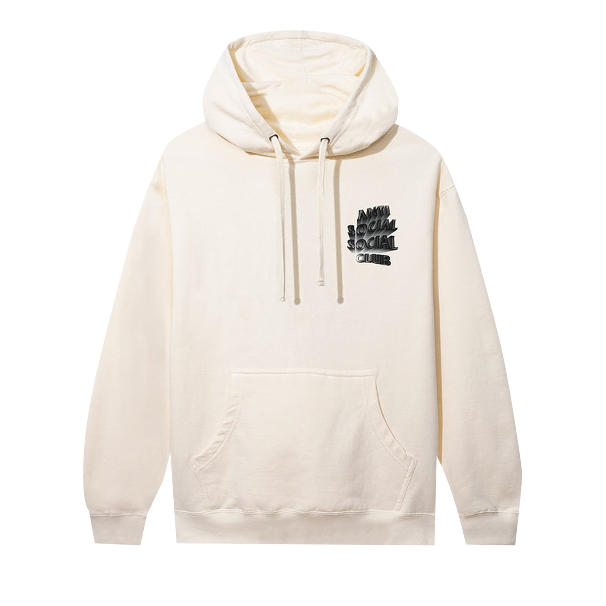 Pre-owned Anti Social Social Club Unbearable Hoodie 'bone' | Cream | Men's Size Xxl