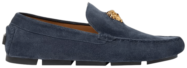 Versace La Medusa Driver Loafer Navy
