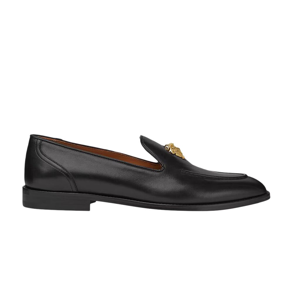 Pre-owned Versace La Medusa Slipper 'black Gold' | Men's Size 41