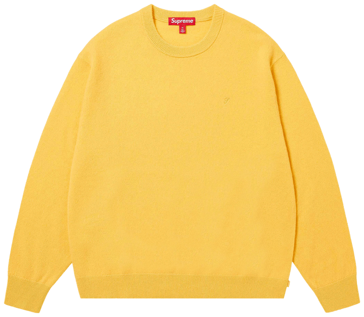 Buy Supreme Cashmere Sweater Yellow SS24SK26 YELLOW GOAT